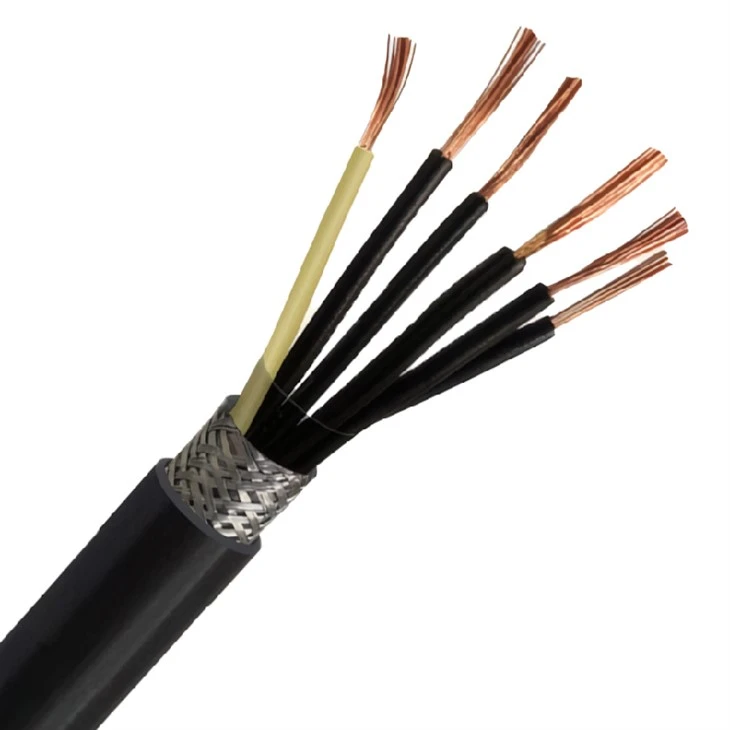 Copper Core PVC Sheathed Flexible Braid Shielding Wires