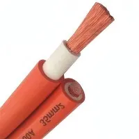 Câble de soudage à double gaine isolée en caoutchouc et conducteur en aluminium